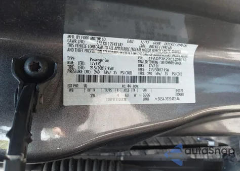 2014 Ford Focus Se from USA, damaged, VIN 1FADP3K2XEL206113